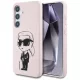 Karl Lagerfeld - Silicone Graffiti MagSafe (KLHMS25SPNYKGRTP) - Samsung Galaxy S25 - Ikonik Pink