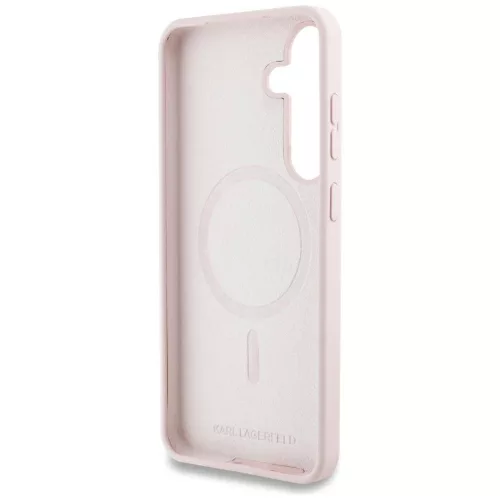Karl Lagerfeld - Silicone Graffiti MagSafe (KLHMS25SPNYKGRTP) - Samsung Galaxy S25 - Ikonik Pink
