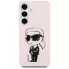 Karl Lagerfeld - Silicone Graffiti MagSafe (KLHMS25SPNYKGRTP) - Samsung Galaxy S25 - Ikonik Pink