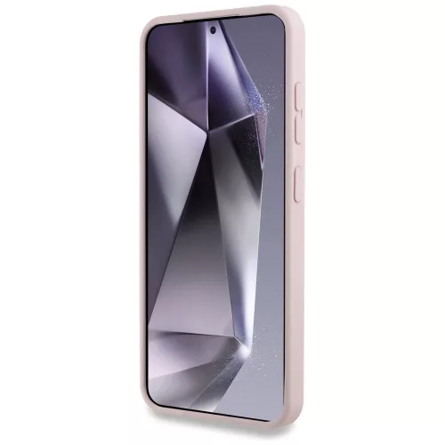 Karl Lagerfeld - Silicone Double Heads MagSafe (KLHMS25SSKCHTCP) - Samsung Galaxy S25 - Pink