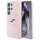 Karl Lagerfeld - Silicone Double Heads MagSafe (KLHMS25LSKCHTCP) - Samsung Galaxy S25 Ultra - Pink