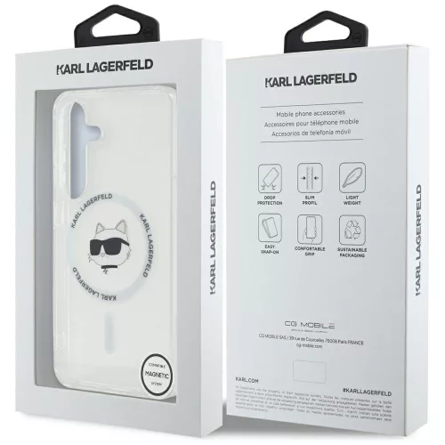 Karl Lagerfeld - IML MagSafe (KLHMS25SHLSCHH) - Samsung Galaxy S25 - Choupette's Head