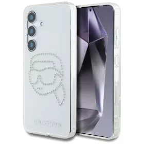   Karl Lagerfeld - IML Rhinestones (KLHCS25SHKHDCELT) - Samsung Galaxy S25 - Transparent Karl Head
