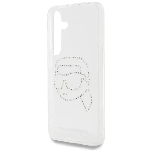 Karl Lagerfeld - IML Rhinestones (KLHCS25SHKHDCELT) - Samsung Galaxy S25 - Transparent Karl Head