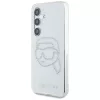 Karl Lagerfeld - IML Rhinestones (KLHCS25SHKHDCELT) - Samsung Galaxy S25 - Transparent Karl Head