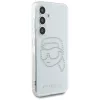 Karl Lagerfeld - IML Rhinestones (KLHCS25SHKHDCELT) - Samsung Galaxy S25 - Transparent Karl Head