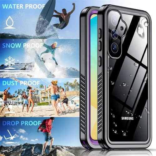 ShellBox - Waterproof IP68 Case - Samsung Galaxy S25 - Black