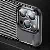 Techsuit - CarbonFiber szilikon tok - OnePlus 13R - Fekete