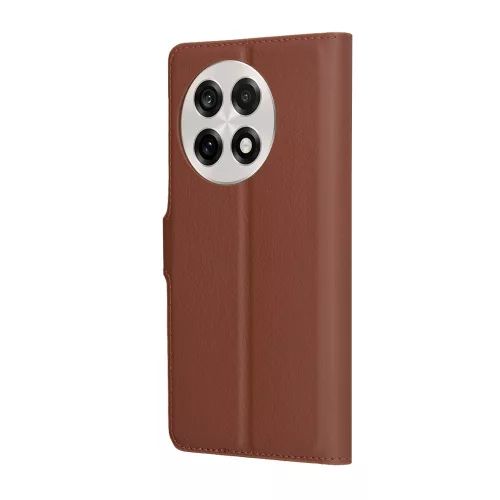 Techsuit - Leather Folio - OnePlus 13R - Brown
