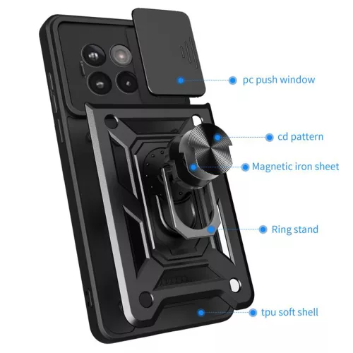 Techsuit - CamShield ütésálló tok - OnePlus 13R - Zöld