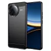 Techsuit - Carbon szilikon tok - Xiaomi Poco F7 Pro - Fekete