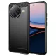 Techsuit - Carbon szilikon tok - Xiaomi Poco F7 Ultra - Fekete
