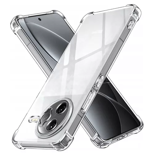Techsuit - Shockproof Átlátszó Ütésálló Szilikon tok - Xiaomi Poco F7 Ultra - Átlátszó