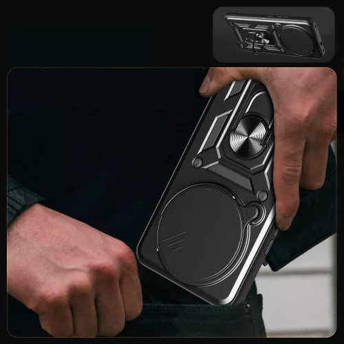 Techsuit - CamShield ütésálló tok - Xiaomi Poco F7 Pro - Fekete