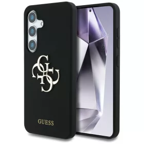   Guess - Silicone 4G Big Metal Logo (GUHCS25SS4SMDK) - Samsung Galaxy S25 - Black