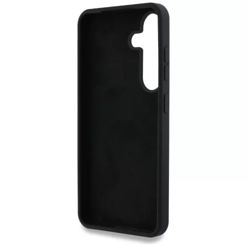 Guess - Silicone 4G Big Metal Logo (GUHCS25SS4SMDK) - Samsung Galaxy S25 - Black