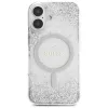 Guess - Keménytok Gradiens Csillámos MagSafe (GUHMP16SRGRGES) - iPhone 16 - Ezüst