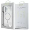 Guess - Keménytok Gradiens Csillámos MagSafe (GUHMP16SRGRGES) - iPhone 16 - Ezüst