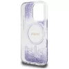 Guess - Resin Bottom Glitter MagSafe (GUHMP16LRGRGEU) - iPhone 16 Pro - Purple
