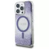 Guess - Resin Bottom Glitter MagSafe (GUHMP16LRGRGEU) - iPhone 16 Pro - Purple