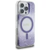 Guess - Resin Bottom Glitter MagSafe (GUHMP16LRGRGEU) - iPhone 16 Pro - Purple