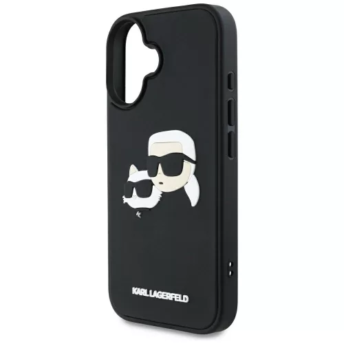 Karl Lagerfeld - 3D Design (KLHCP16SRBCKCHLK) - iPhone 16 - Rubber Karl&Choupette