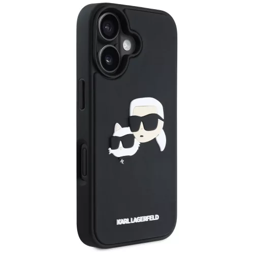 Karl Lagerfeld - 3D Design (KLHCP16SRBCKCHLK) - iPhone 16 - Rubber Karl&Choupette