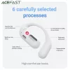 Acefast - Vezeték nélküli fülhallgató (FA002) - Sporthoz, Bluetooth V5.3, IP54, 500mAh - Fehér