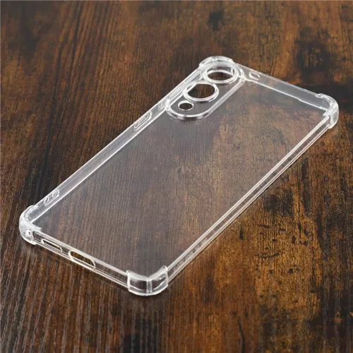 Techsuit - Shockproof Átlátszó Ütésálló Szilikon tok - Samsung Galaxy S25 Edge - Átlátszó