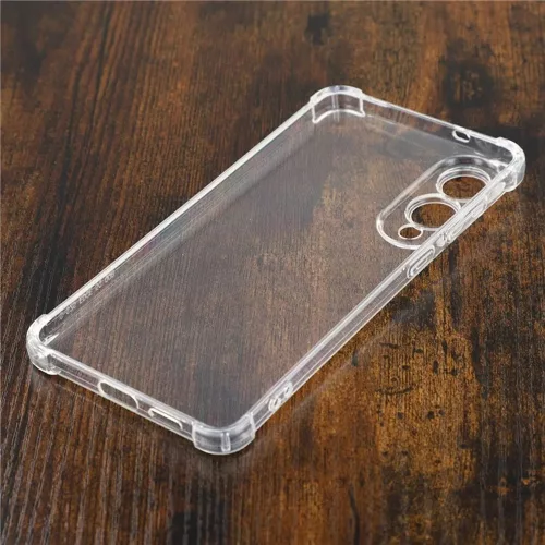 Techsuit - Shockproof Átlátszó Ütésálló Szilikon tok - Samsung Galaxy S25 Edge - Átlátszó