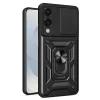 Techsuit - CamShield ütésálló tok - Samsung Galaxy S25 Edge - Fekete