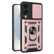 Techsuit - CamShield ütésálló tok - Samsung Galaxy S25 Edge - Rosegold