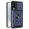 Techsuit - CamShield ütésálló tok - Samsung Galaxy S25 Edge - Kék
