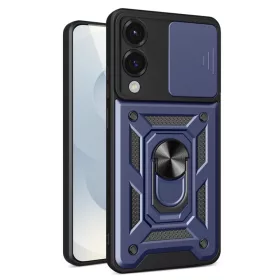   Techsuit - CamShield ütésálló tok - Samsung Galaxy S25 Edge - Kék