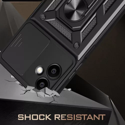 Techsuit - CamShield ütésálló tok - Samsung Galaxy S25 Edge - Kék