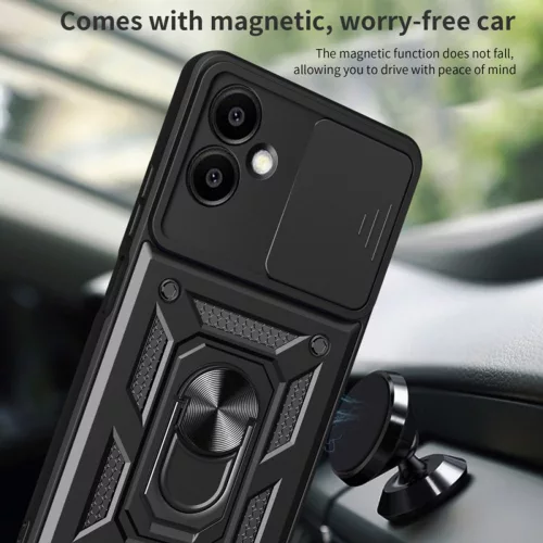 Techsuit - CamShield ütésálló tok - Samsung Galaxy S25 Edge - Kék