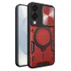 Techsuit - CamGuard Pro tok - Samsung Galaxy S25 Edge - Piros