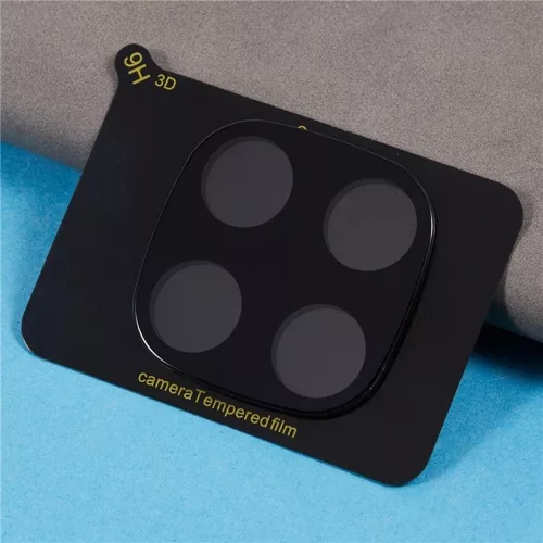 Techsuit - Full Camera - Kameravédő üvegfólia - Xiaomi Redmi Note 14 Pro 4G - Fekete