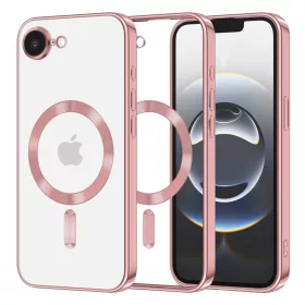   Techsuit - Luxury Crystal MagSafe - iPhone 16e / iPhone 17e - Pink