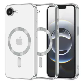   Techsuit - Luxury Crystal MagSafe - iPhone 16e / iPhone 17e - Silver