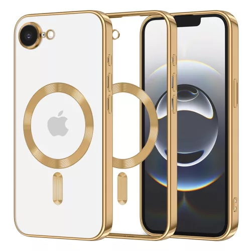 Techsuit - Luxury Crystal MagSafe - iPhone 16e / iPhone 17e - Gold