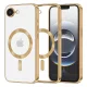 Techsuit - Luxury Crystal MagSafe - iPhone 16e / iPhone 17e - Gold