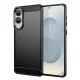 Techsuit - Carbon szilikon tok - Samsung Galaxy S25 Edge - Fekete