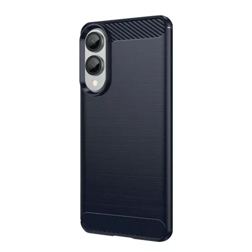 Techsuit - Carbon szilikon tok - Samsung Galaxy S25 Edge - Kék
