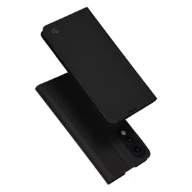   Techsuit - Magskin Book kinyitható tok - Samsung Galaxy S25 Edge - Fekete