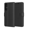 Techsuit - Leather Folio - Samsung Galaxy S25 Edge - Black