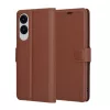 Techsuit - Leather Folio - Samsung Galaxy S25 Edge - Brown