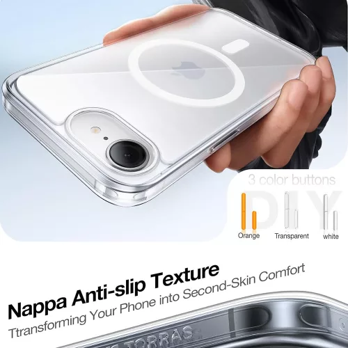 Torras - Guardian Magnetic Series - iPhone 16e / iPhone 17e - Clear