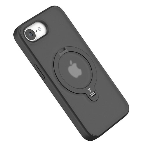 Torras - Ostand Spin MagSafe Series tok - iPhone 16e - Fekete