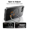 Torras - Ostand Spin MagSafe Series - iPhone 16e / iPhone 17e - Clear
